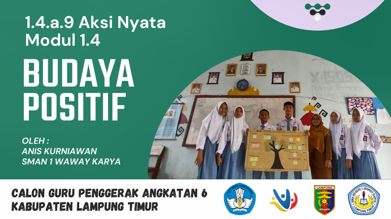 1 4 A 9 Aksi Nyata Modul 1 4 Membangun Budaya Positif Sman 1 Waway Karya